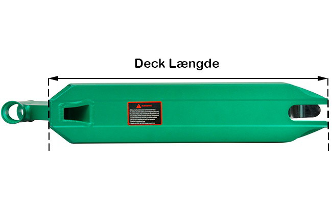 Długość decku hulajnogi