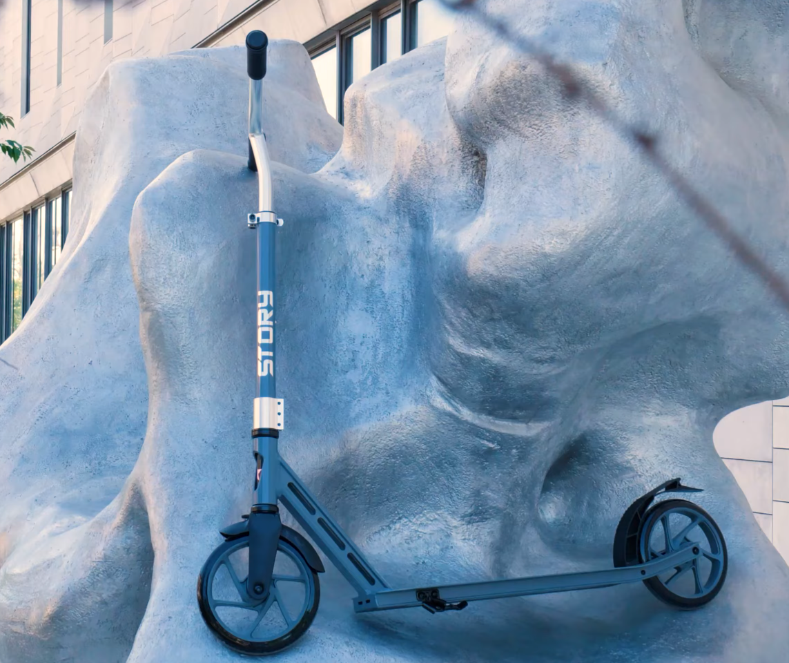 Story Big Deck Transport Scooter testowany przez ridera