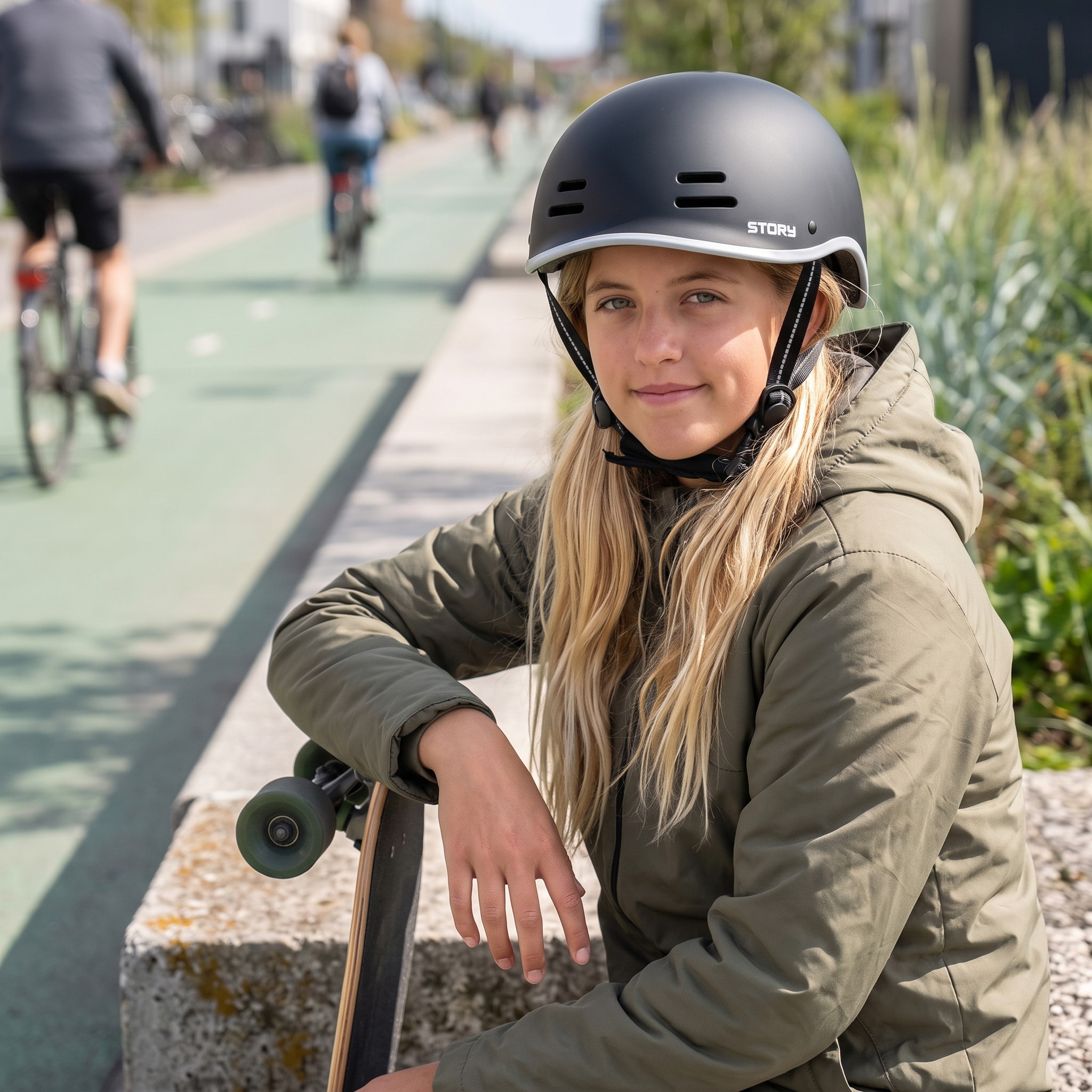 Kask certyfikowany Story Retro