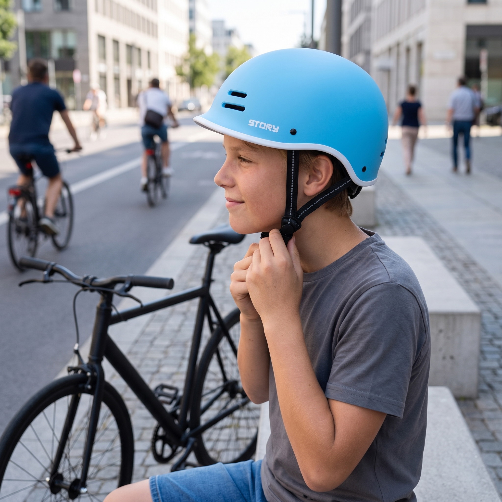Kask certyfikowany Story Retro