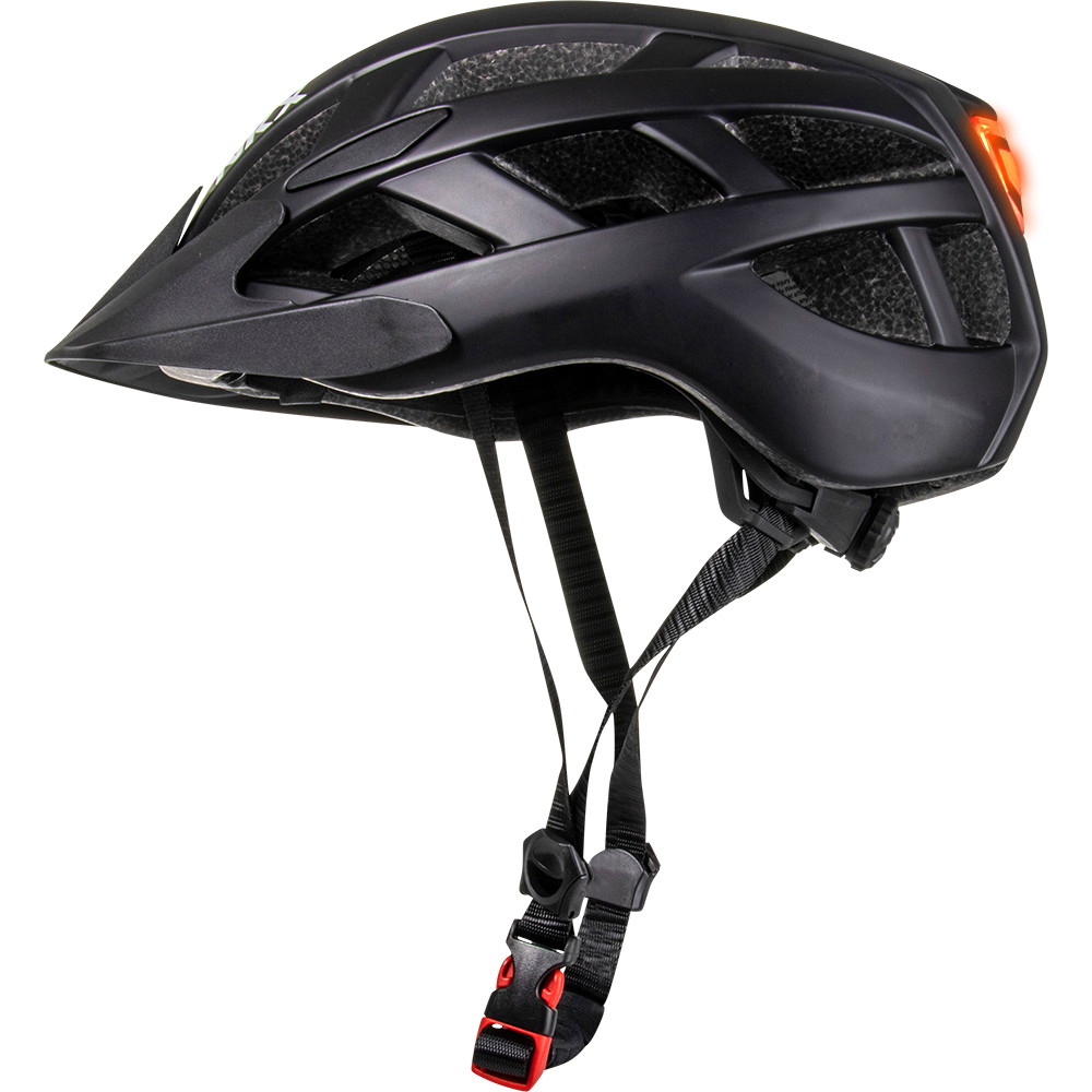 Kask rowerowy LED NKX City z wbudowanym światłem