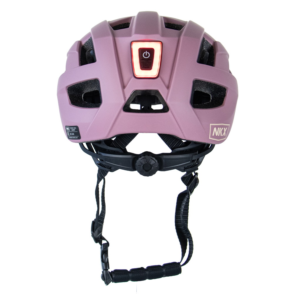 NKX City LED Kask rowerowy z wbudowaną lampką