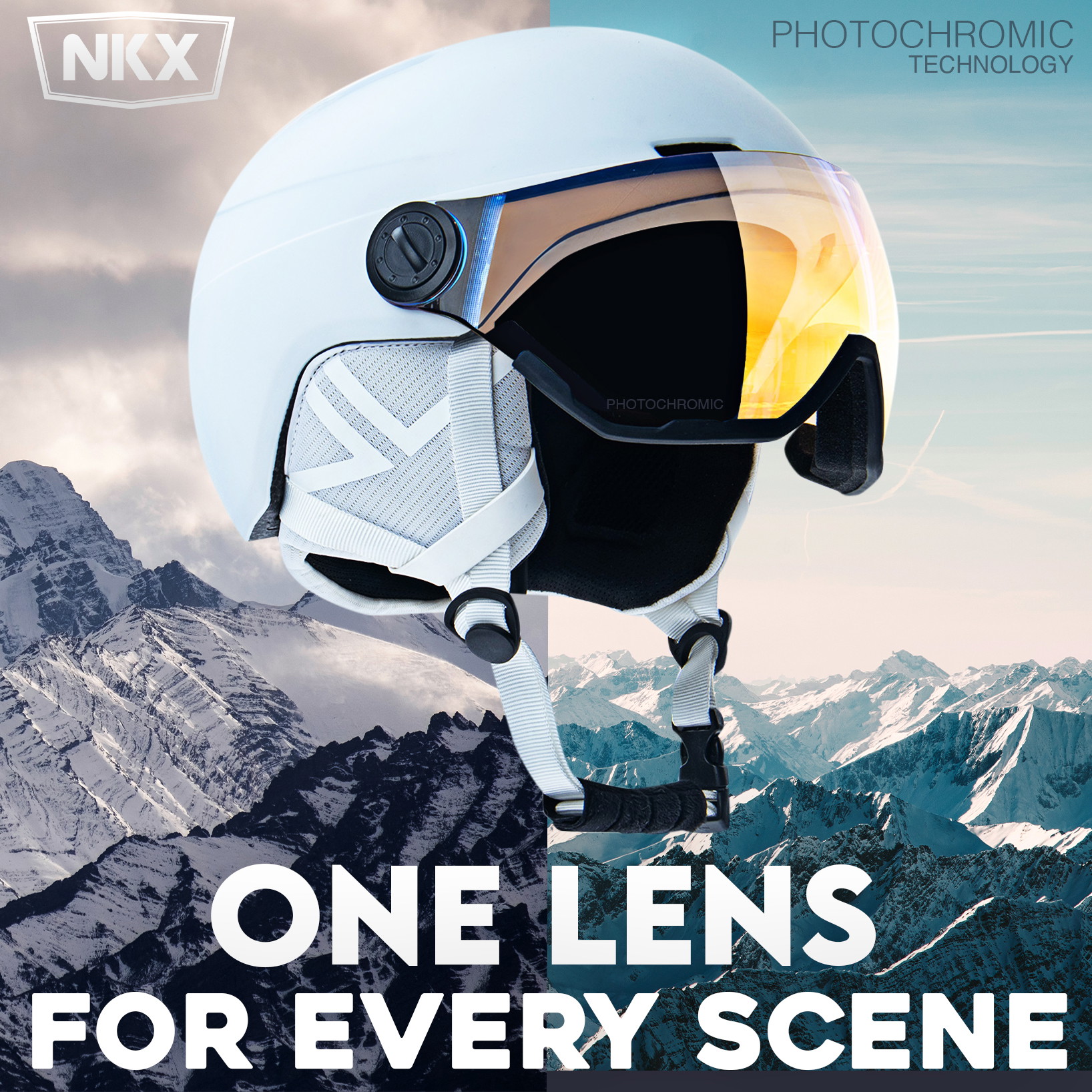 NKX Alpine Kask narciarski