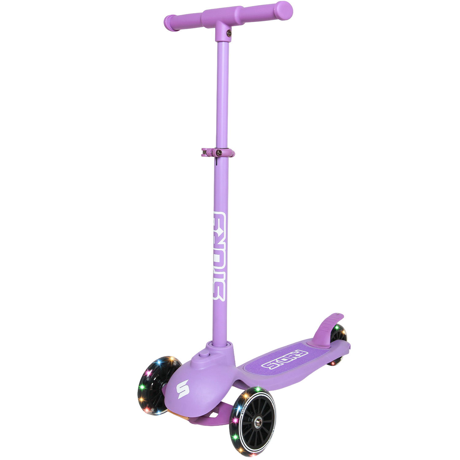 Story 4IN1 LED dziecięcy 3-kołowy trottinette