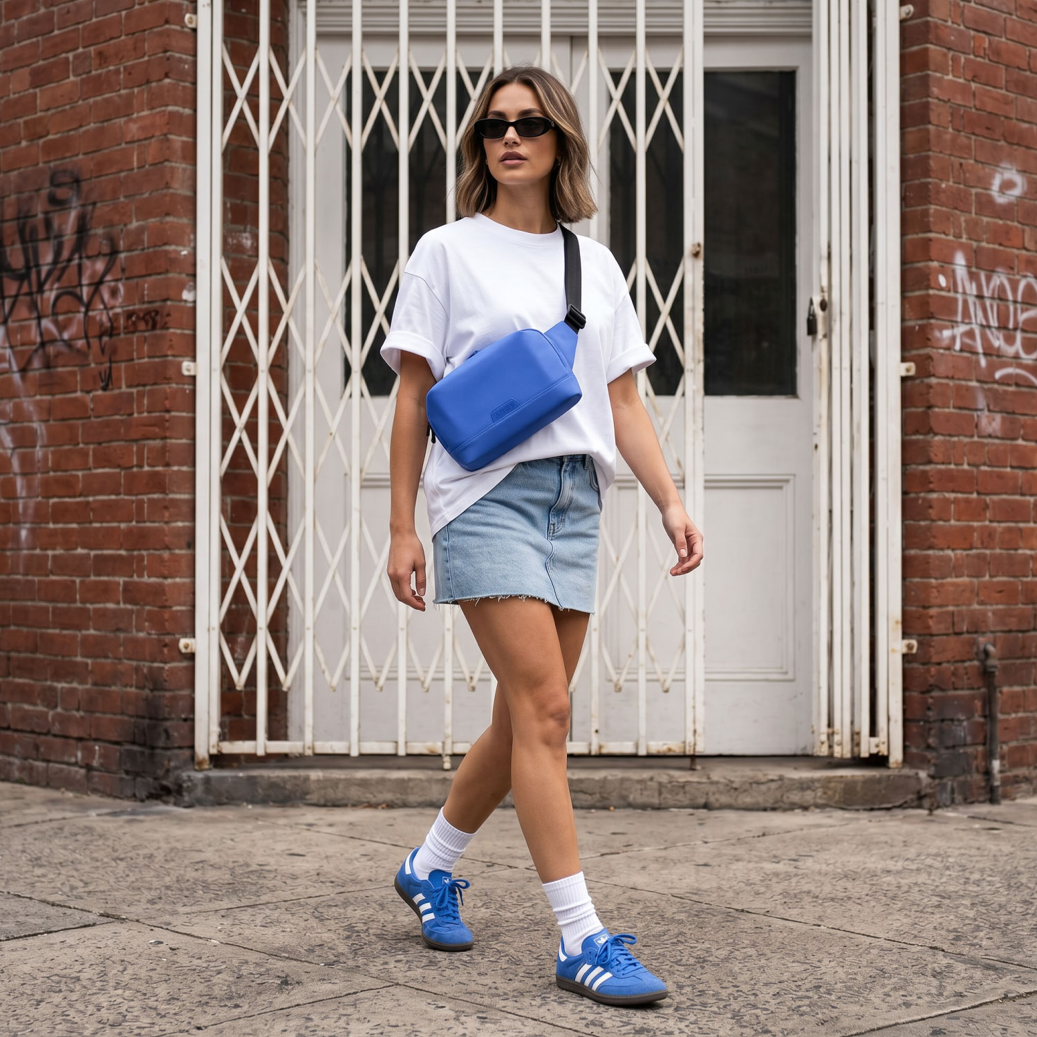 Annox Ecosmart Sling Bag – Wodoodporna torba z materiału z recyklingu na hulajnogę, deskorolkę i wrotki
