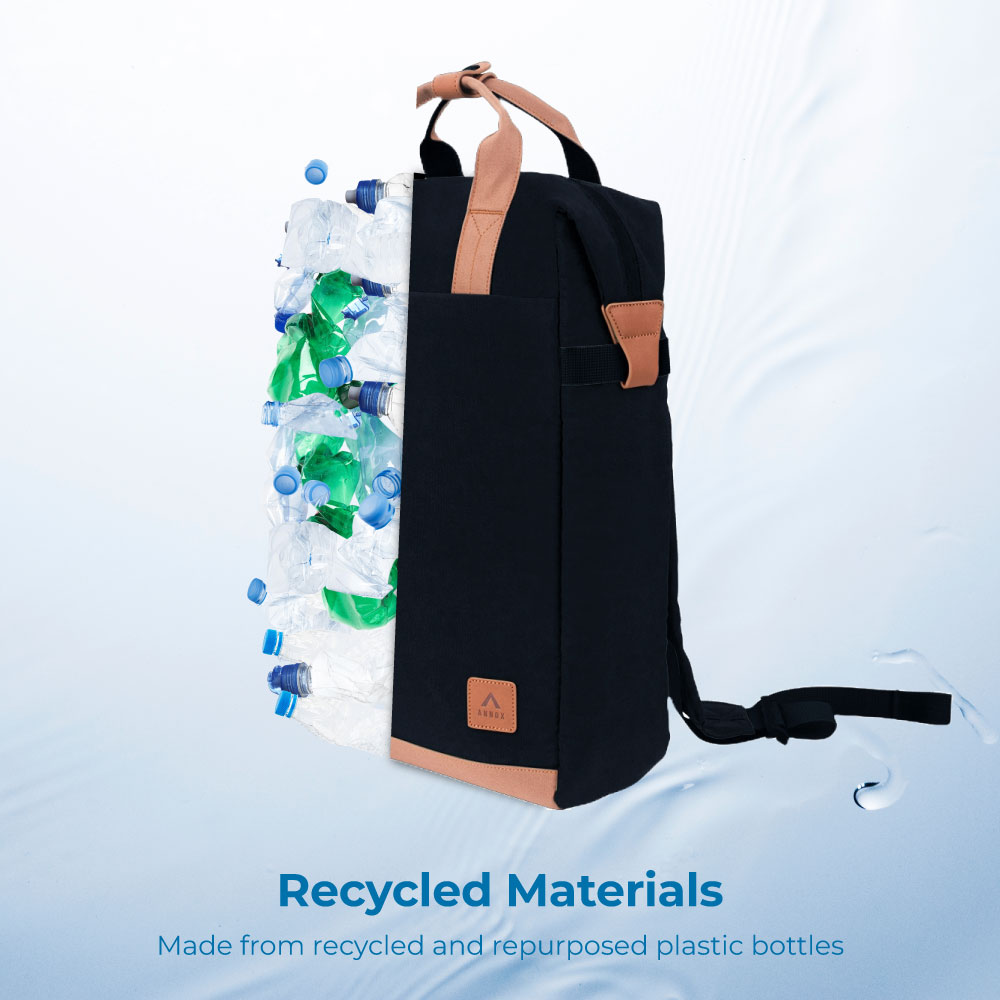Plecak Annox Follow Your Passion – Plecak odporny na wodę wykonany z materiałów z recyklingu