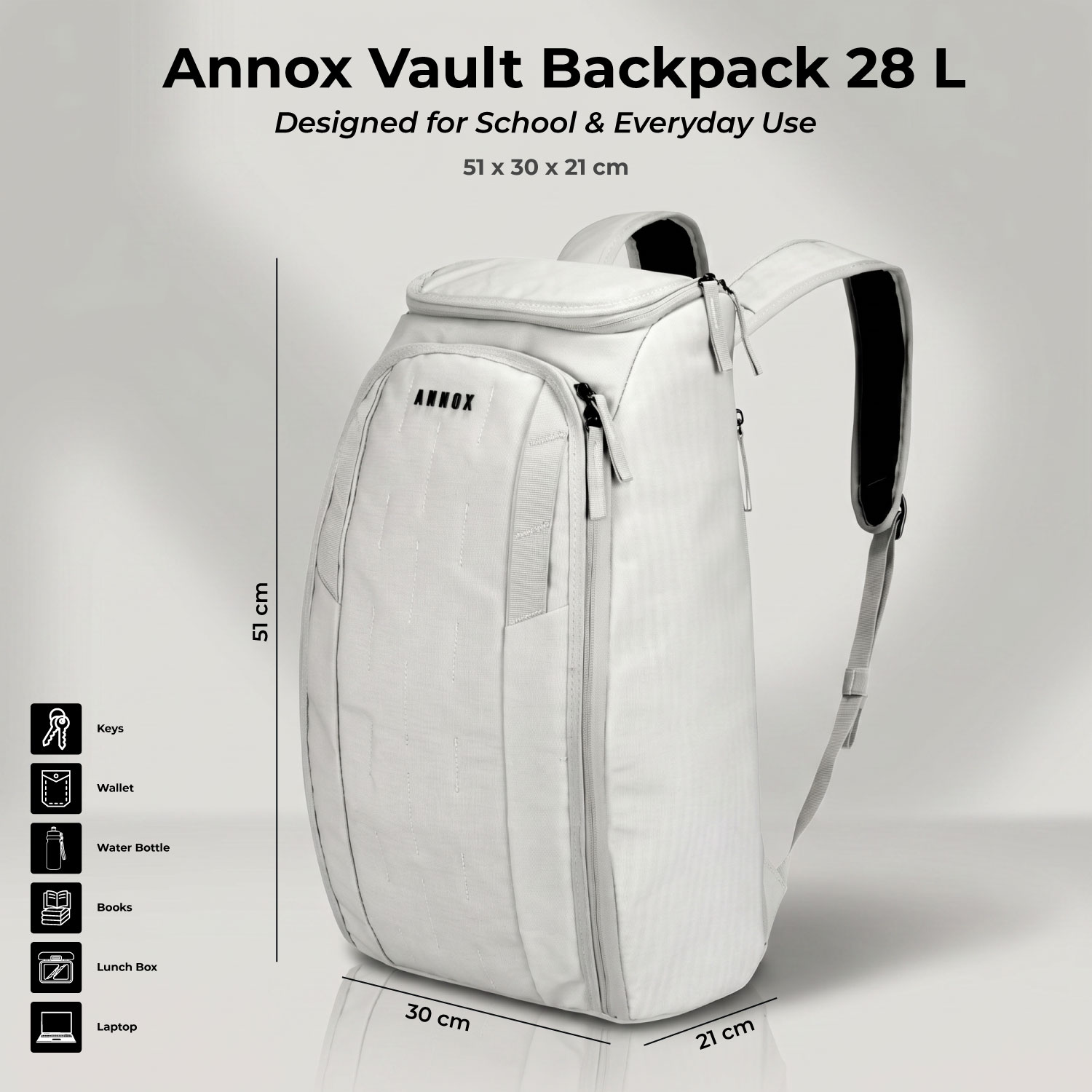 Plecak Annox Vault 28L - Odporny na wodę plecak do narciarstwa, sportu i podróży