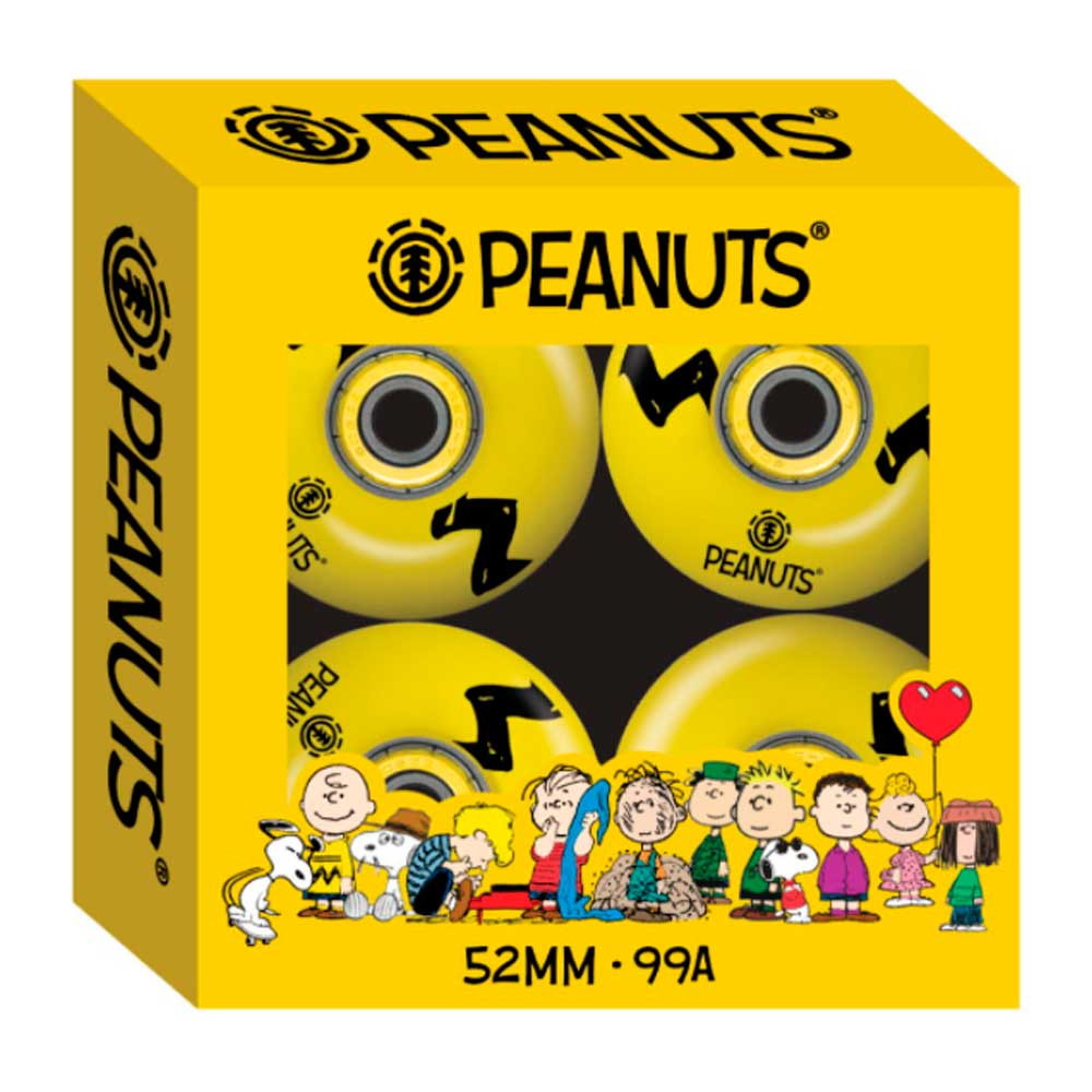 Element Peanuts Charlie Brown Stripe Skateboard Koła