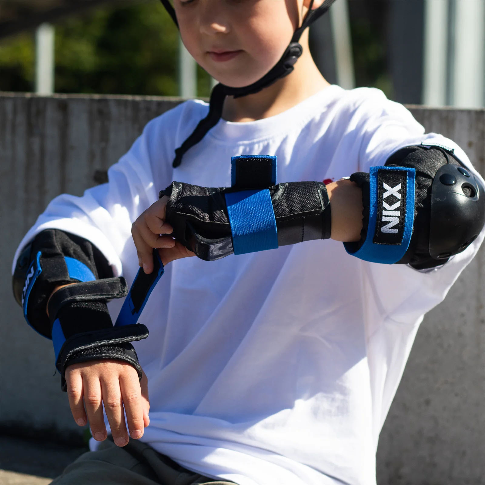 NKX Kids 3-Pack Pro Protective Gear - Nakolanniki, łokietniki i ochraniacze nadgarstków