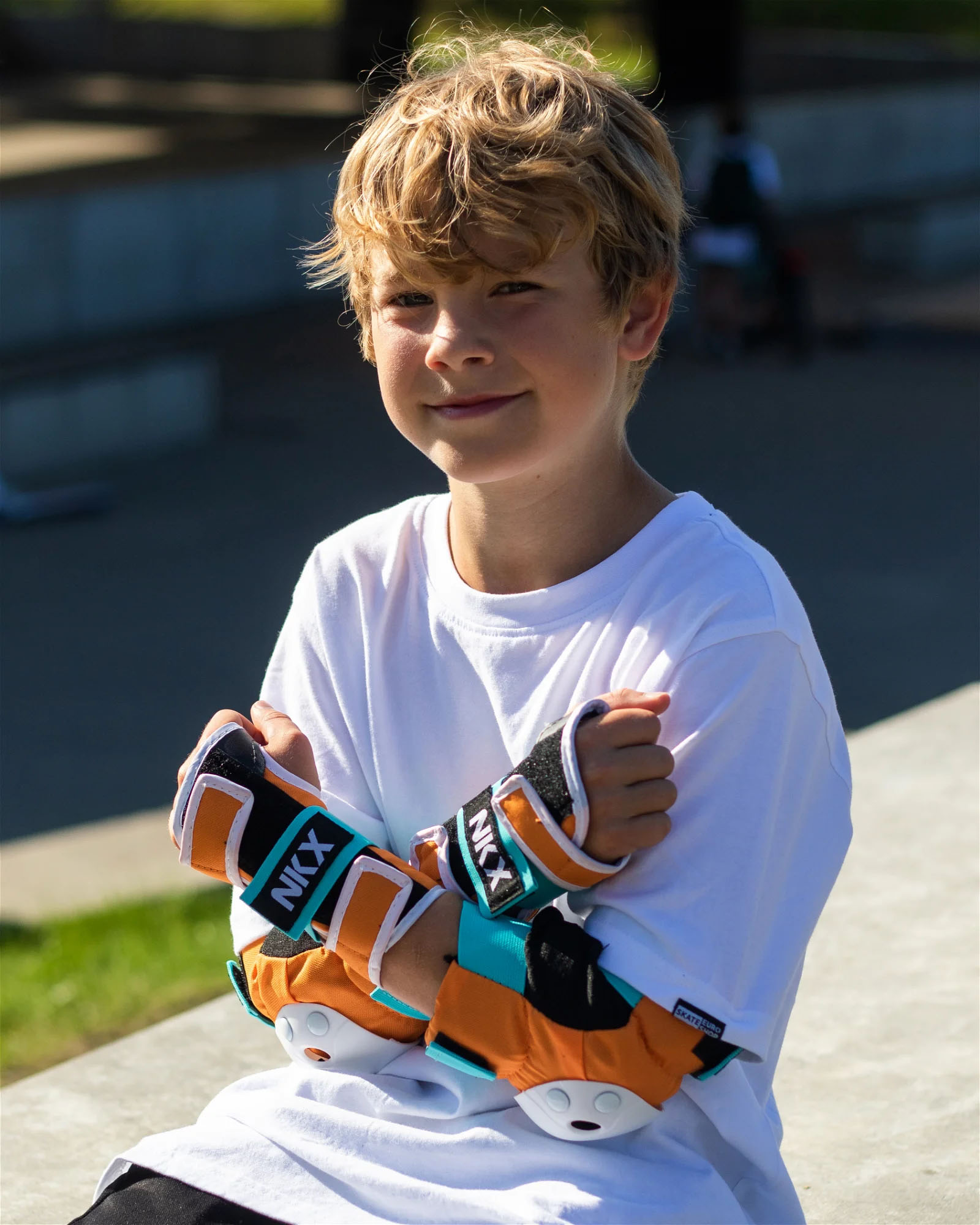 NKX Kids 3-Pack Pro Protective Gear - Nakolanniki, łokietniki i ochraniacze nadgarstków