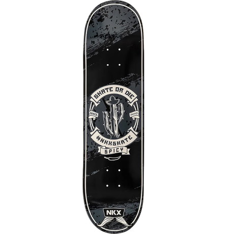 NKX Skate Or Die Skateboard Deck 7.5"