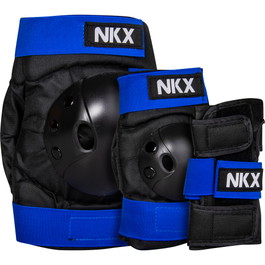 NKX Kids 3-Pack Pro Protective Gear - Nakolanniki, łokietniki i ochraniacze nadgarstków