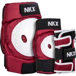 NKX Kids 3-Pack Pro Protective Gear - Nakolanniki, łokietniki i ochraniacze nadgarstków