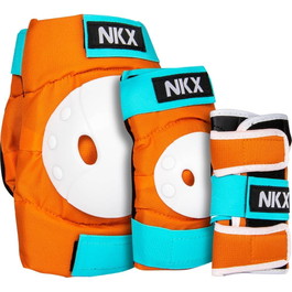 NKX Kids 3-Pack Pro Protective Gear - Nakolanniki, łokietniki i ochraniacze nadgarstków