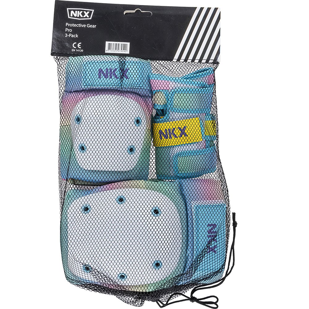 NKX 3-Pack Pro Ochronne Akcesoria - Nakolanniki, Ochrony Łokci i Ochrony Nadgarstków