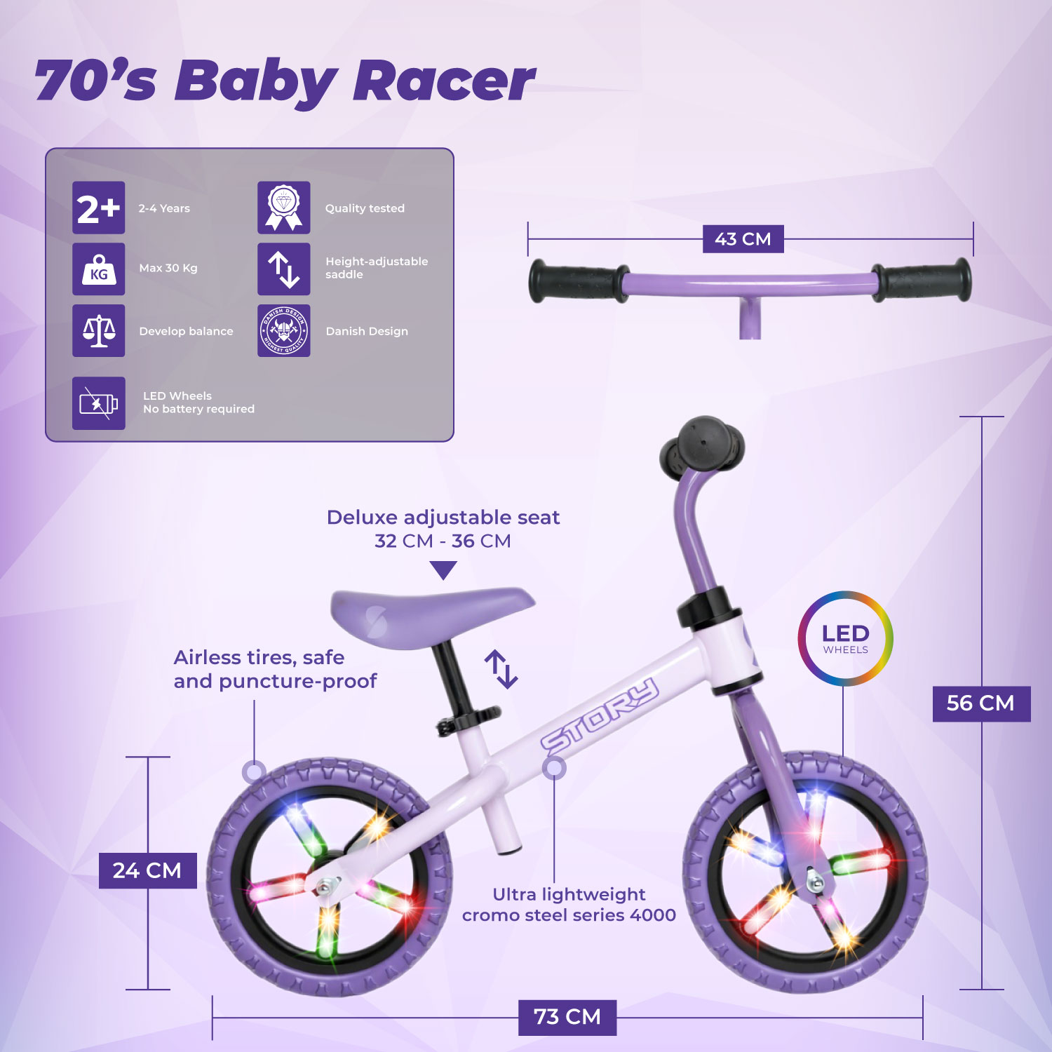 Story 70's Baby Racer Futókerékpár