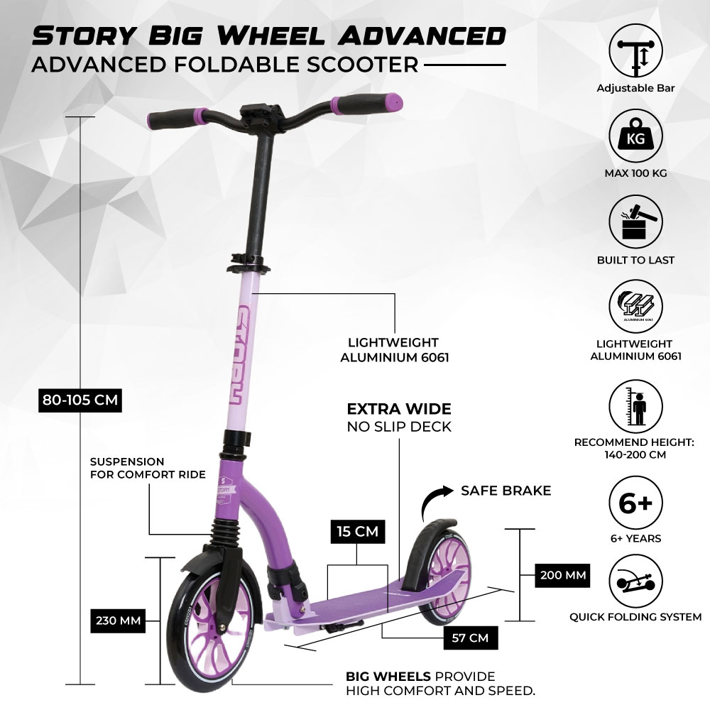 Story Big Wheel Advanced Składany Trotec