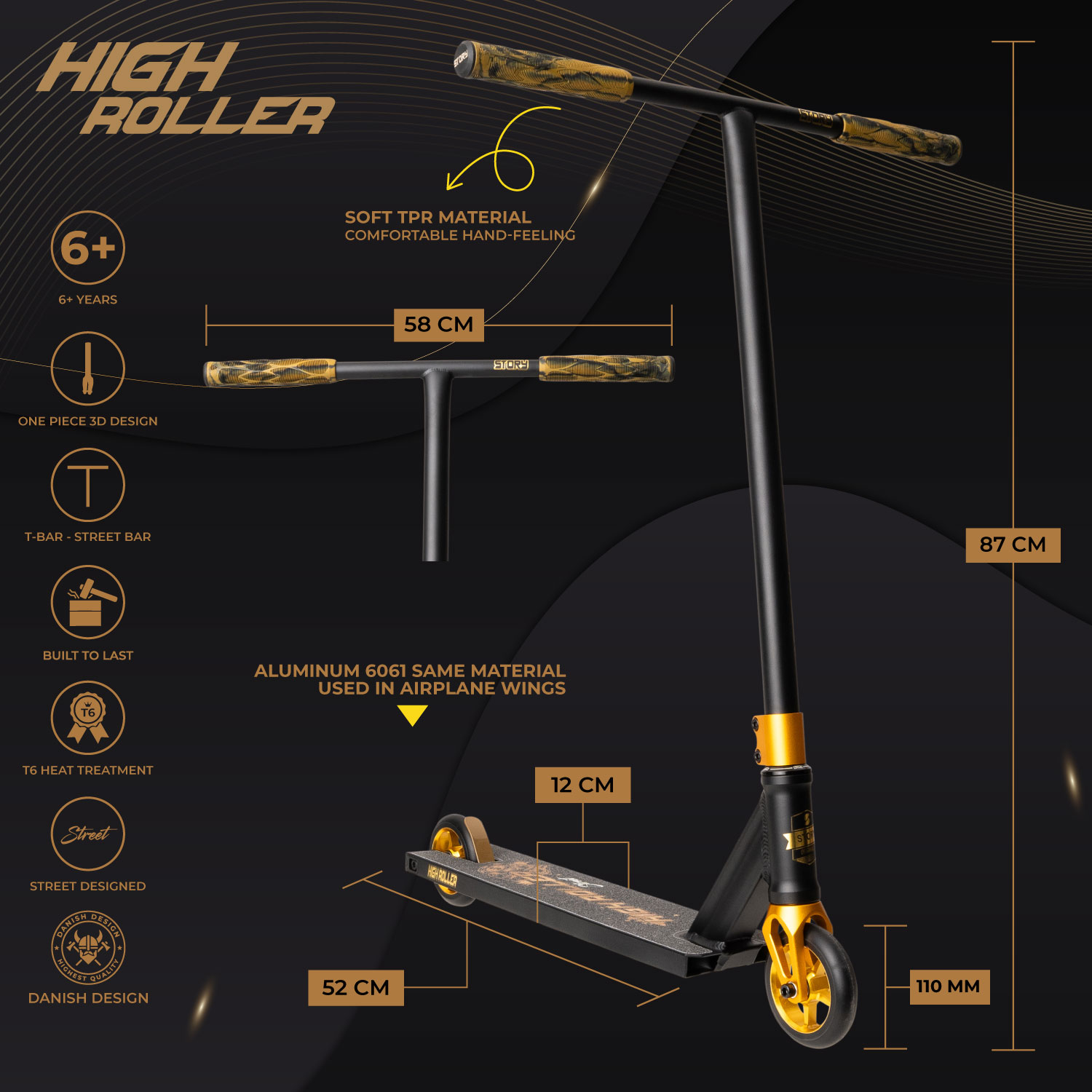 Story High Roller Street Stunt Scooter