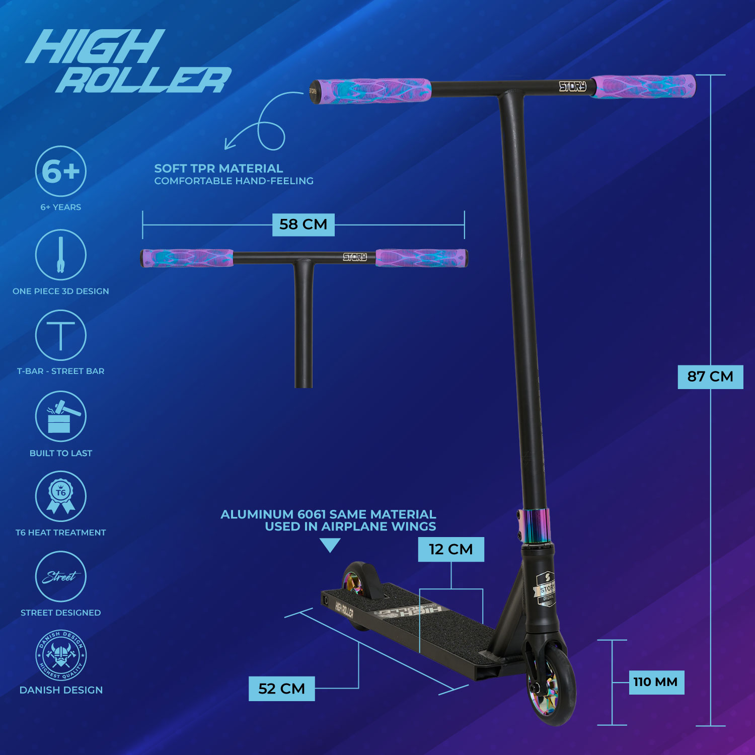 Hulajnoga Wyczynowa Story High Roller Street