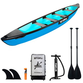 Canoe dmuchany dla 4 osób