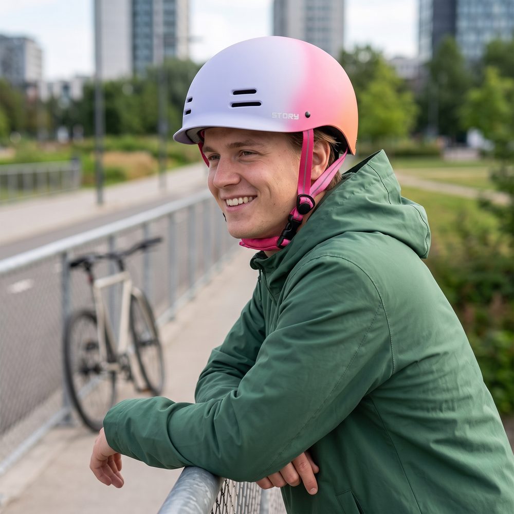 Kask certyfikowany Story Retro