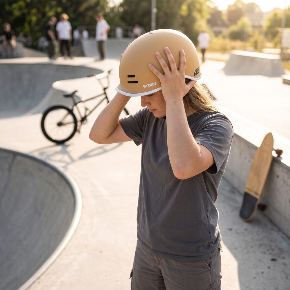 Kask certyfikowany Story Retro