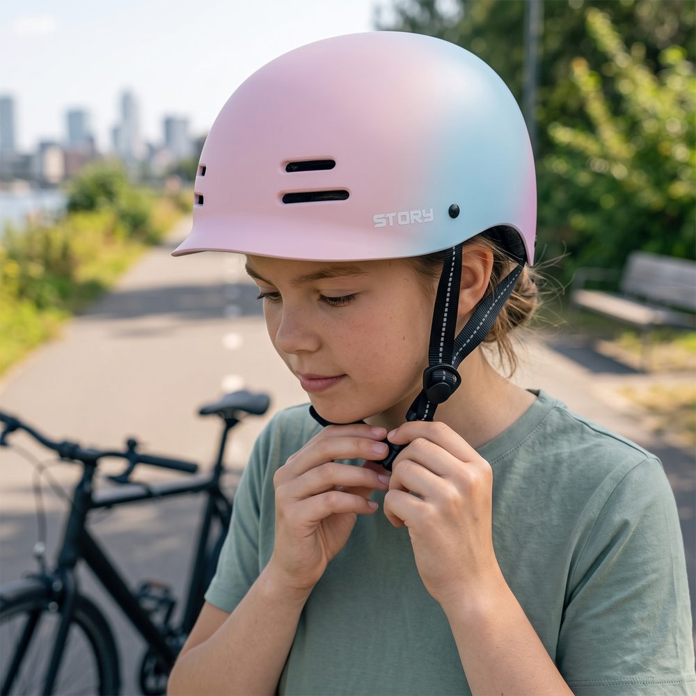Kask certyfikowany Story Retro