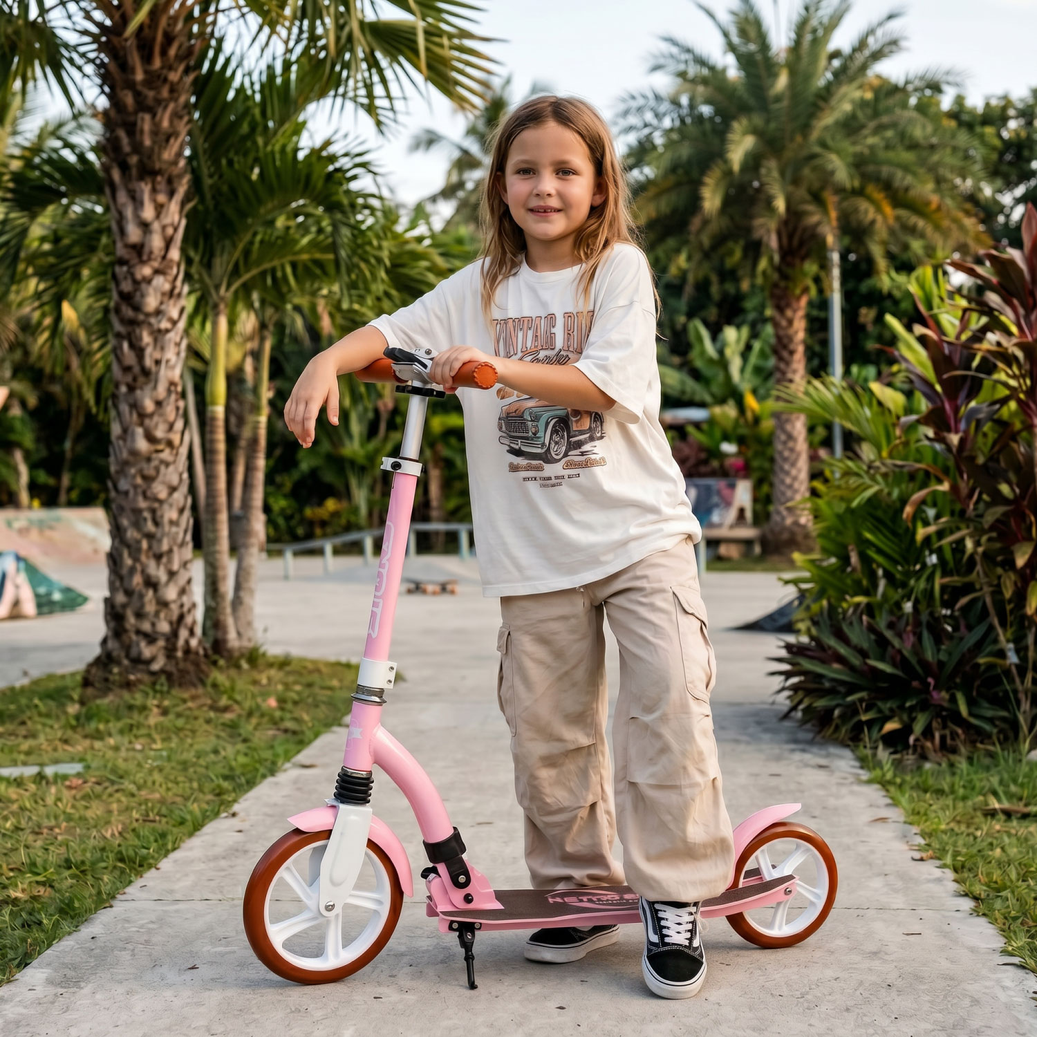 Story Retro Ride Składany Trottinette do Codziennego Użytku